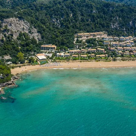 Corfu Seafront Beach With Garden