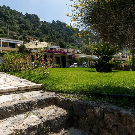 Corfu Seafront Beach With Garden
